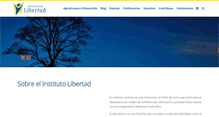 Desktop Screenshot of institutolibertad.org