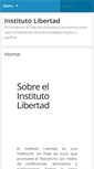 Mobile Screenshot of institutolibertad.org